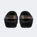 Dark Forest Mushroom - Fur Lined Slippers/Sandals