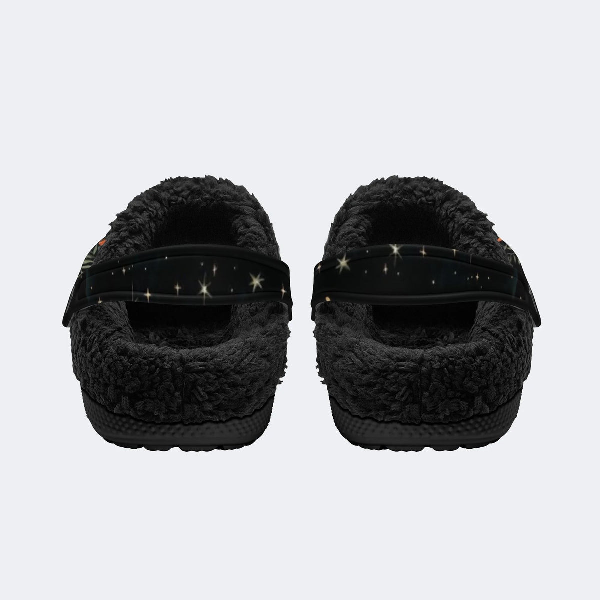 Gothic Moth Celestial Mushroom - Fur Lined Slippers/Sandals