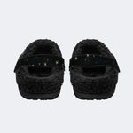 Gothic Moth Celestial Mushroom - Fur Lined Slippers/Sandals
