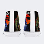 Horror Movie Vintage Graphic Print - High Top Canvas