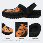Midnight Cat - Fur Lined Slippers/Sandals