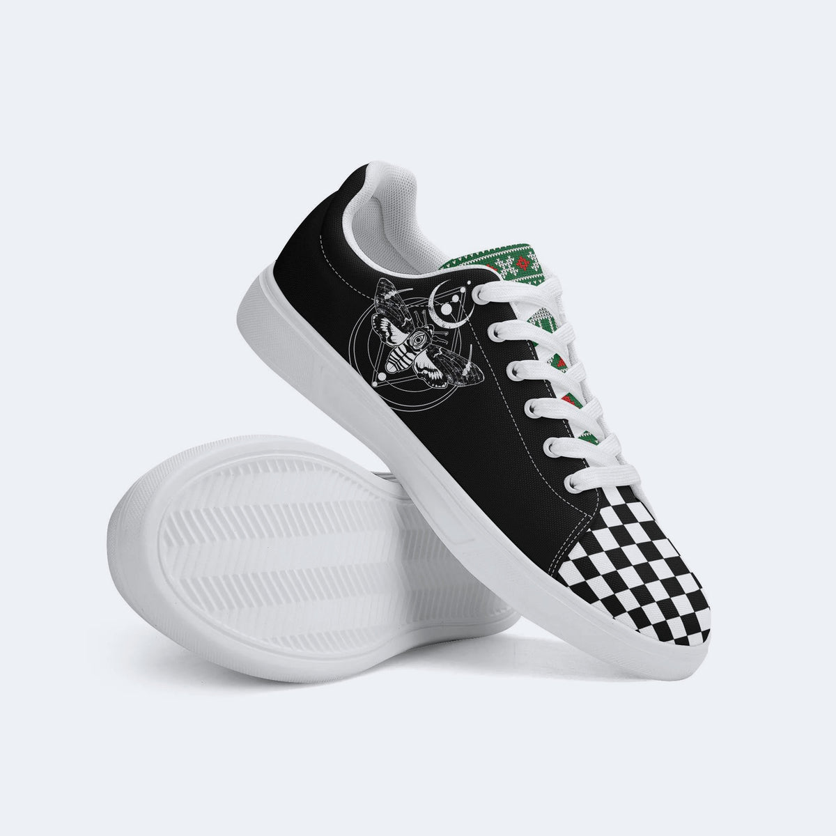 Death Moth Art Print - Skateboard Sneakers