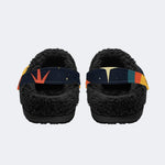 Rainbow Star Sky - Fur Lined Slippers/Sandals