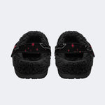 Spooky Witch Star‑Fur Lined Slippers Sandals