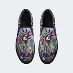 Unisex Statue of Liberty Graffiti Art Print - Slip On Shoes