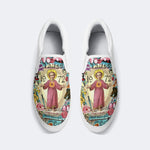 Jesus Child Print - Slip On Shoes