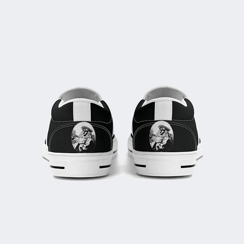 Chaussures unisexes à enfiler avec imprimé Christ Art 