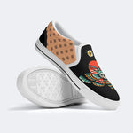 Vintage Rose Death Moth - Slip On Shoes