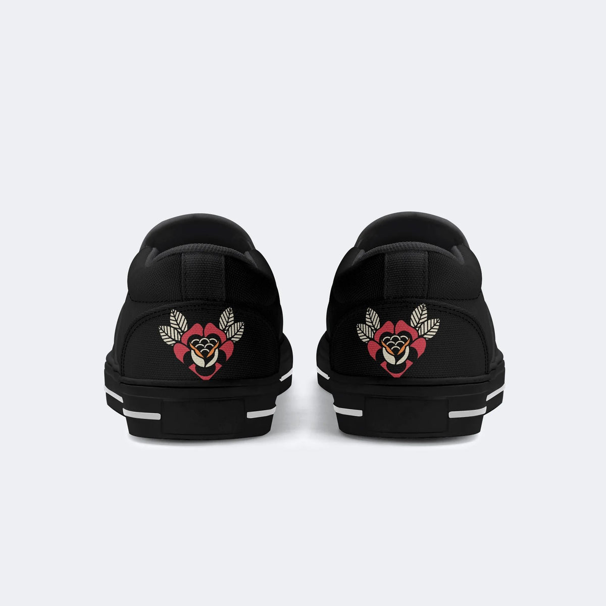 Classic Moth Print - Slip On Shoes
