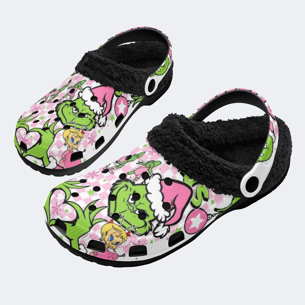 Grinch Cindy - Fur Lined Slippers/Sandals