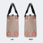 Lucky Cat Print - Leather Handbag