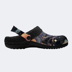 Space Nebula Art - Fur Lined Slippers/Sandals