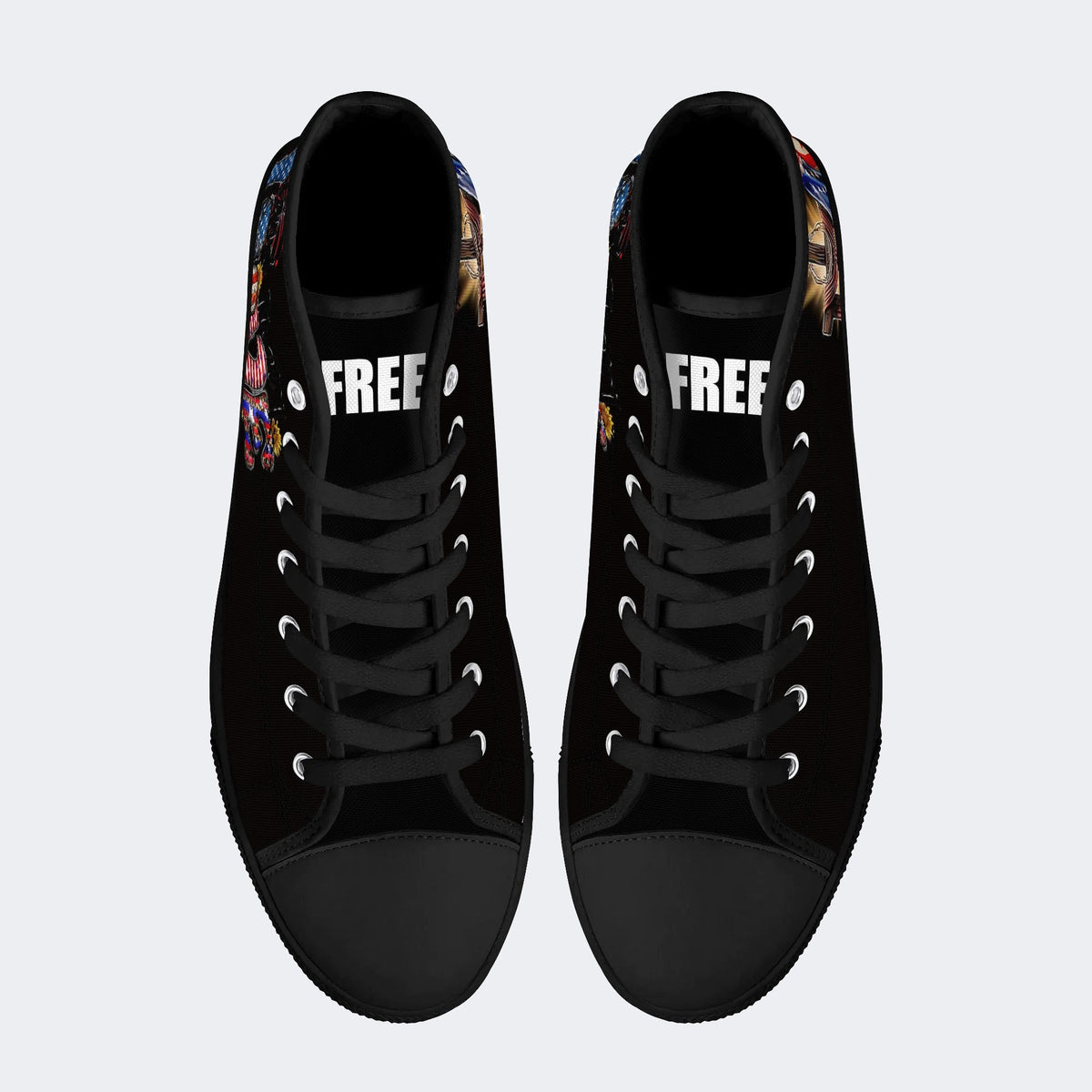 Flag Day High Top Canvas Shoes