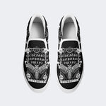 Surreal Death Moth Print - Slip On Shoes