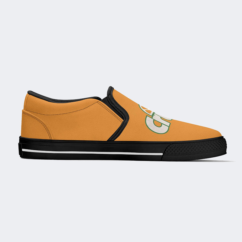 Orange Crush Print Unisex - Slip On Shoes