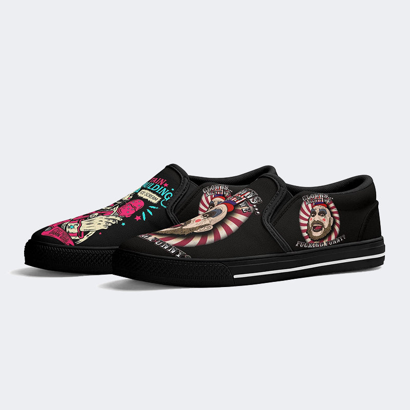 Horror Print - Slip On Shoes