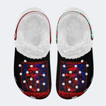 Unisex Horror Movies Print - Fur Lined Slippers/Sandals