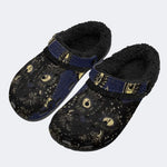 Witchy Night Cat - Fur Lined Slippers/Sandals