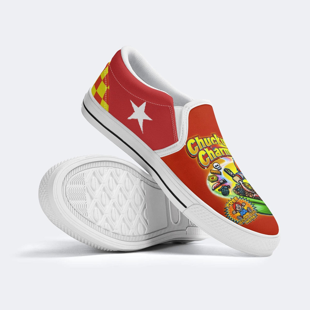 Chucky Charms Print - Slip On Shoes