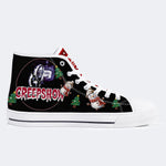Horror Movie Vintage Graphic Print - High Top Canvas