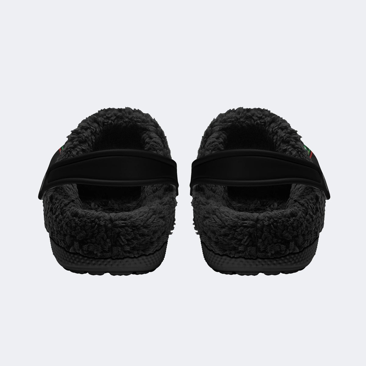 Gothmas Grinch Print - Fur Lined Slippers/Sandals