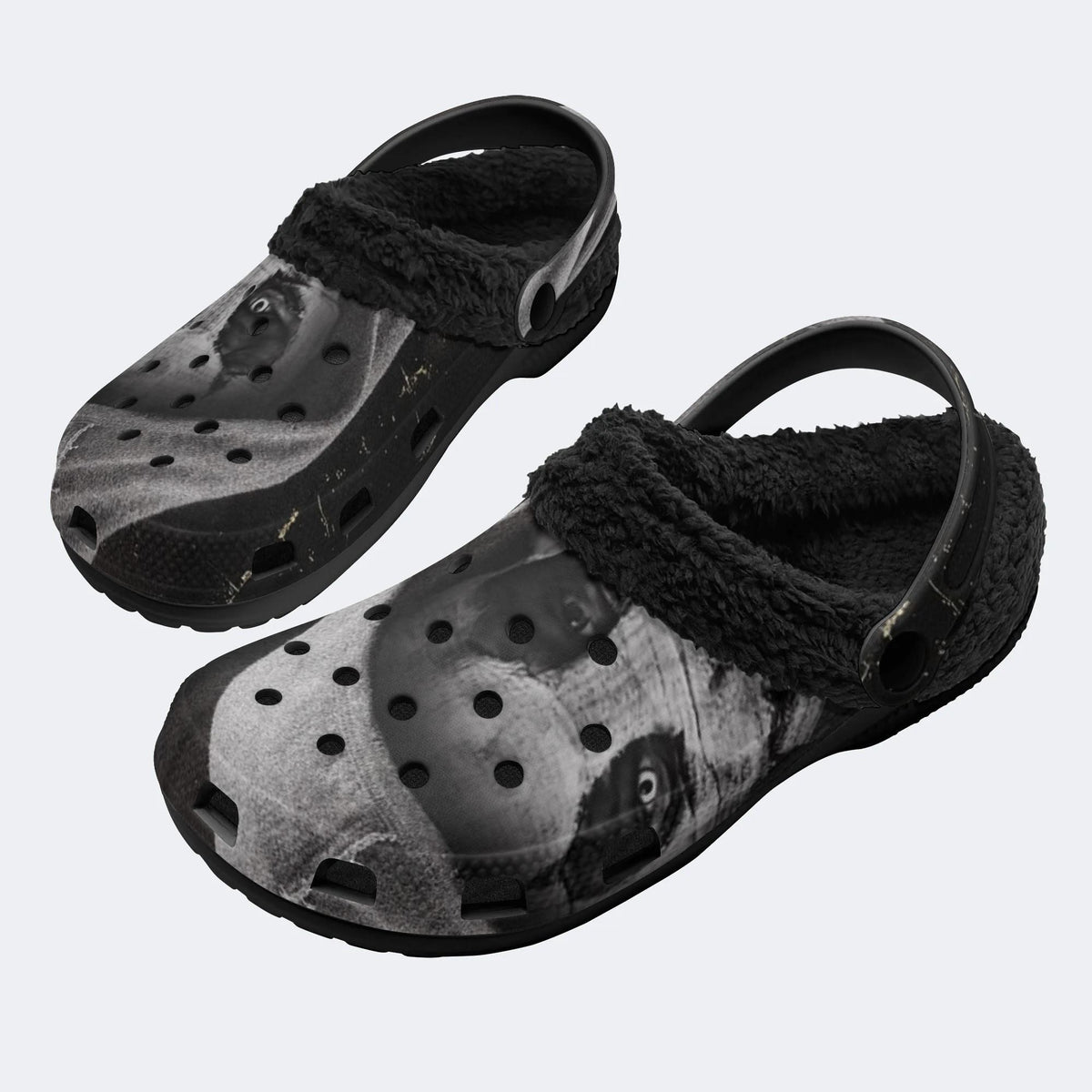 Slasher Mask - Fur Lined Slippers/Sandals