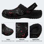 Spooky Witch Star‑Fur Lined Slippers Sandals
