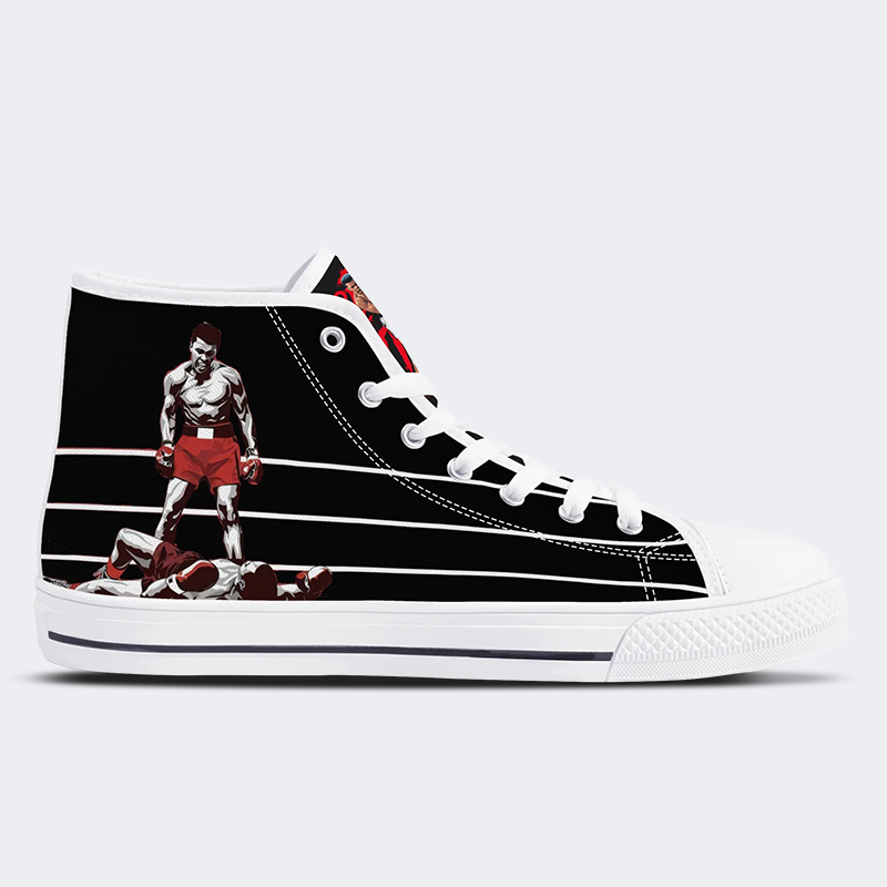 Boxer Quotes - High Top Canvas