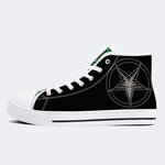 Horror Devil Print - High Top Canvas