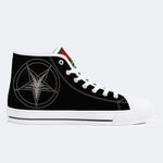 Horror Devil Print - High Top Canvas