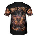 Retro Fire Butterfly - Men's Short Sleeve Baseball Jersey