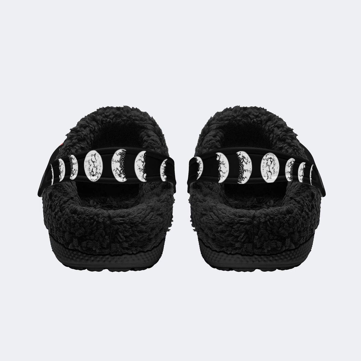 Cute as Hell Print - Fur Lined Slippers/Sandals