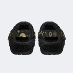 Gothic Sun Moon - Fur Lined Slippers/Sandals