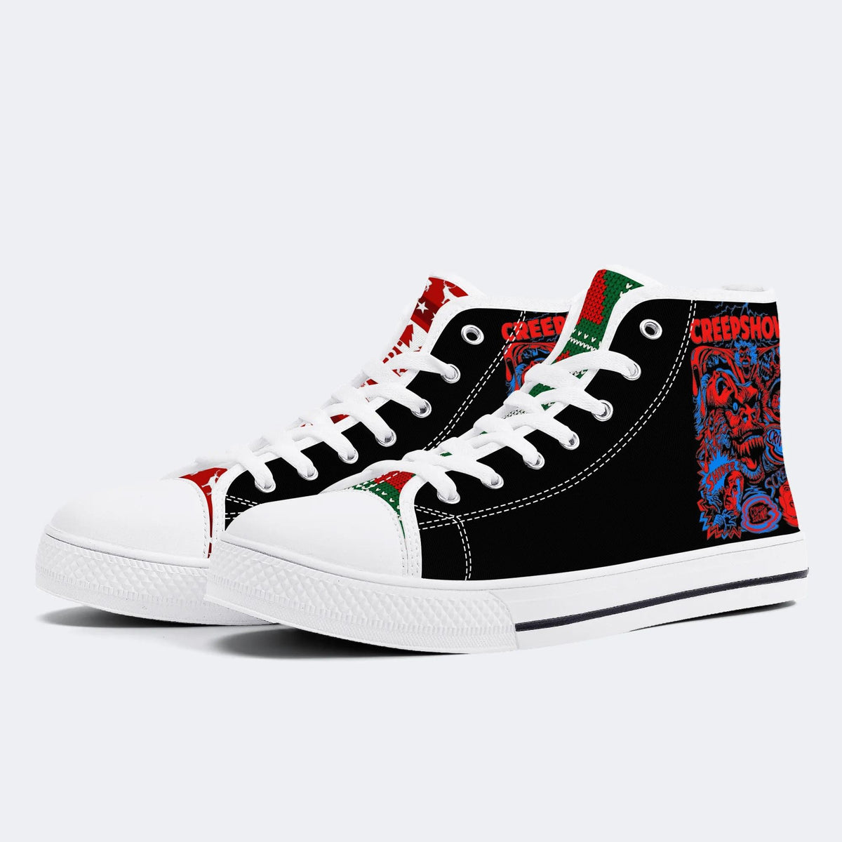 Unisex Horror Movie Graphic Print - High Top Canvas