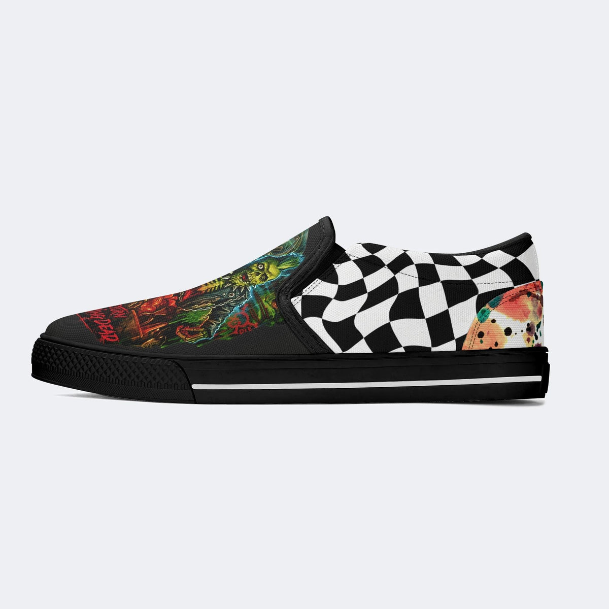 Horror Movie Graphic Printed - Slip On Shoes