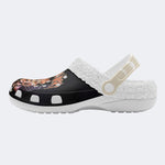 Jesus Wept Retro Print - Fur Lined Slippers/Sandals