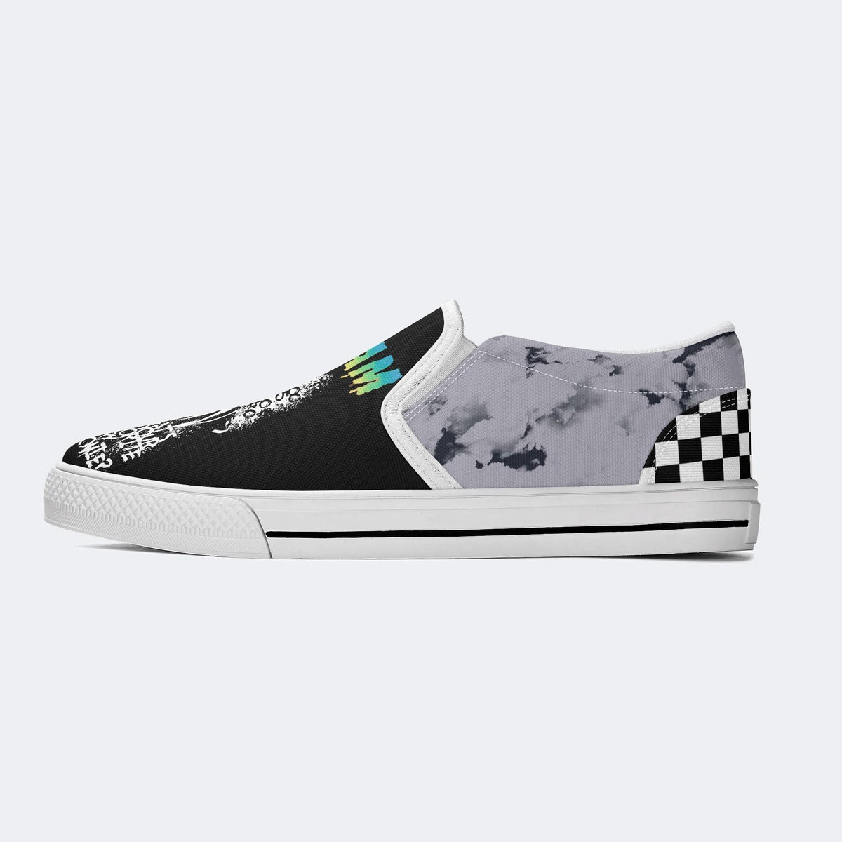 Horror Ghostface Print - Slip On Shoes