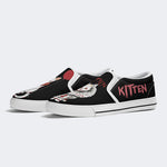 Horror Movie Kitten Print - Slip On Shoes