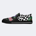 Horror Movie Vintage Graphic Print - Slip On Shoes