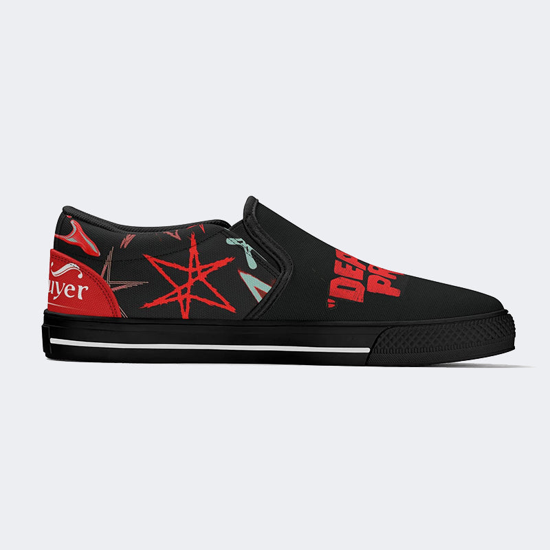 Unisex Horror Movie Print - Slip On Shoes