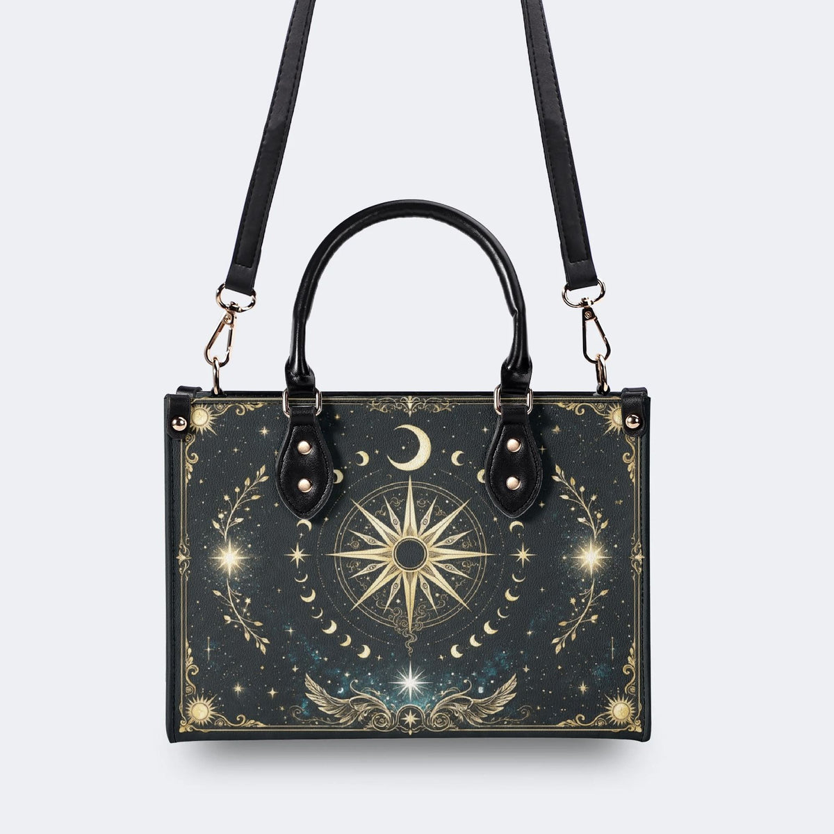 Star Compass Wing Print Handbag Factory Direct Sales