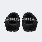 Shark And Skull - Fur Lined Slippers/Sandals