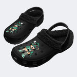 Hip‑hop Street Bear - Fur Lined Slippers/Sandals