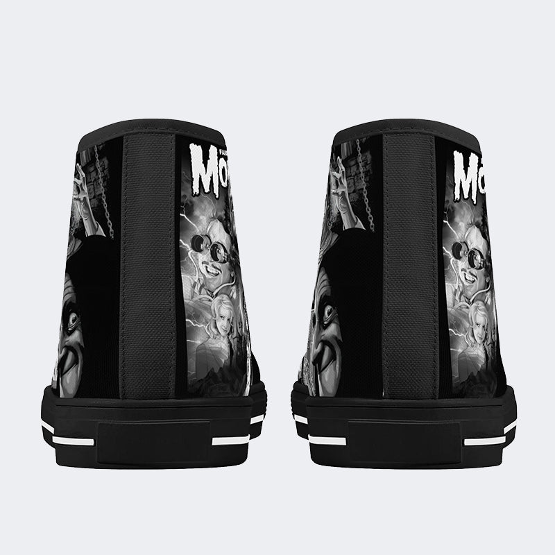 Unisex Horror Movie Print - High Top Canvas