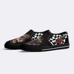 Japanese Frog And Panther Print - Slip On Shoes