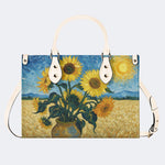 Van Gogh Sunflower Print Handbag Factory Direct Sales
