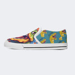 Unisex Dinosaur Print - Slip On Shoes