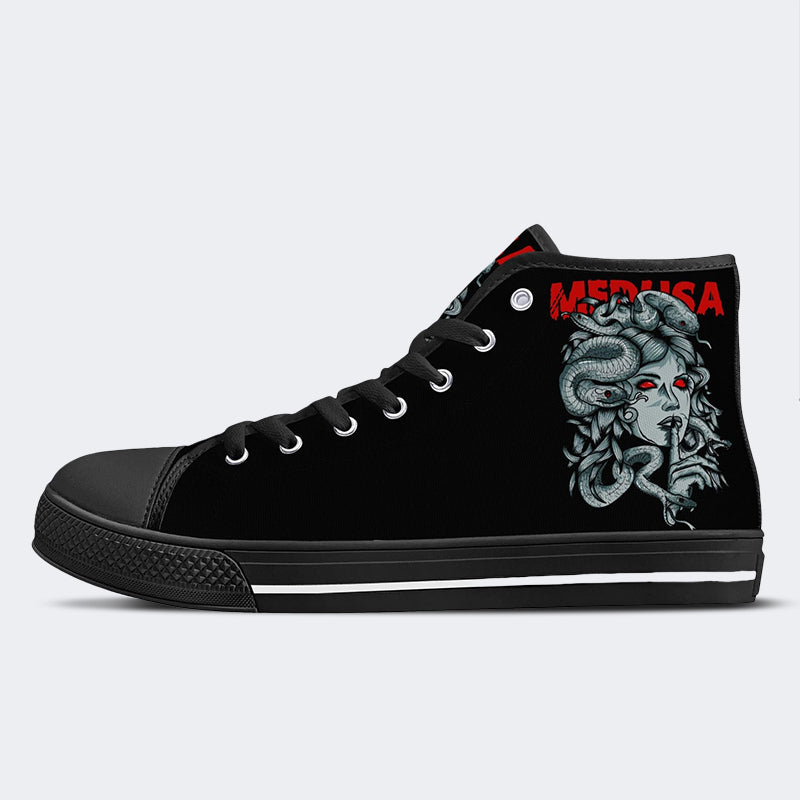 Medusa Print - High Top Canvas