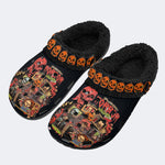 Halloween Horror Print - Fur Lined Slippers