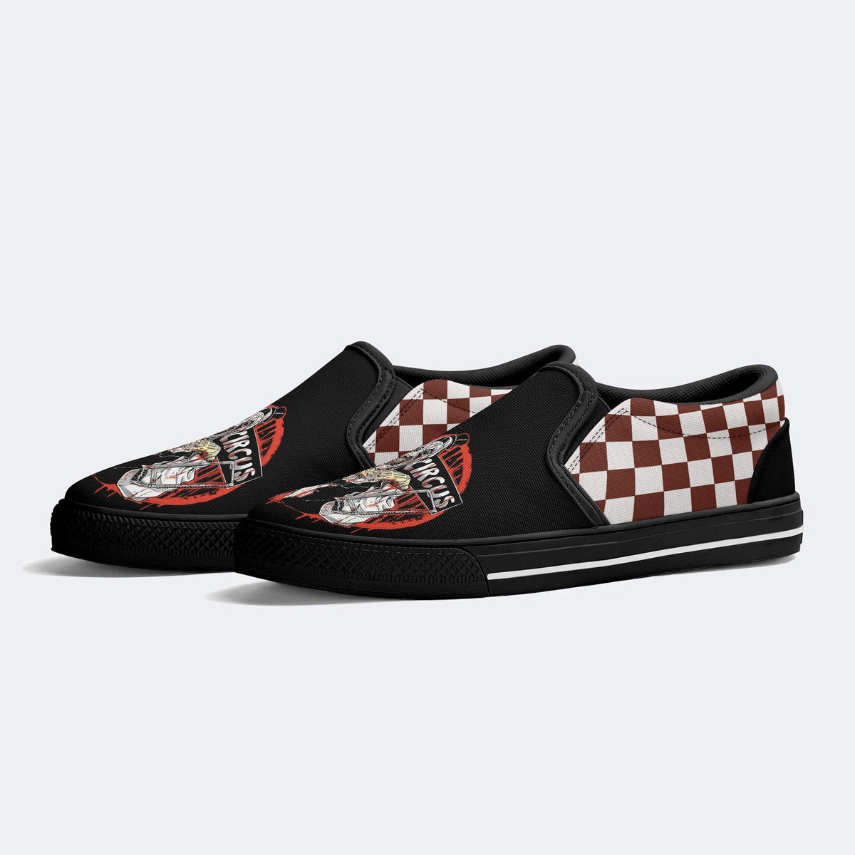 PersonalizedName Horror Print - Slip On Shoes